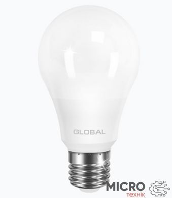Лампа світлодіодна GLOBAL LED A60 8W 4100K 220V E27 AL 3007607 фото