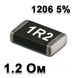 Резистор SMD 1.2R 1206 5% 3002160 фото 1