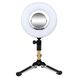Лампа кольцевая с зеркалом 9601LED-8 120 LED, 24Вт 5500K косметологическая 3037527 фото 1