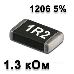 Резистор SMD 1.3K 1206 5% 3002161 фото