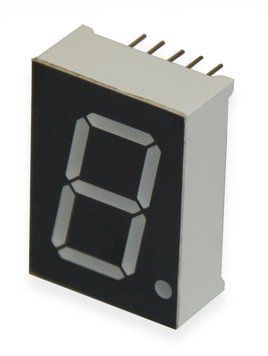 Індикатор 1 розряд 0.8" Жовтий Анод SM510806Y/8 3022506 фото