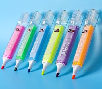 Маркер для виділення тексту (highlighter) До-0505, 3,5мм, синій 3038669 фото