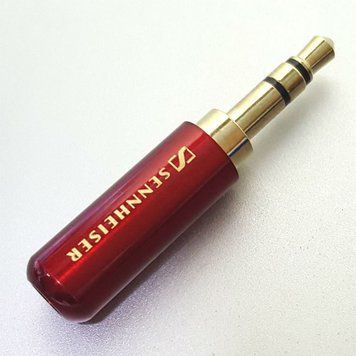 Штекер на кабель Sennheiser 3-pin 3.5mm эмаль Красный, тип А 3030003 фото