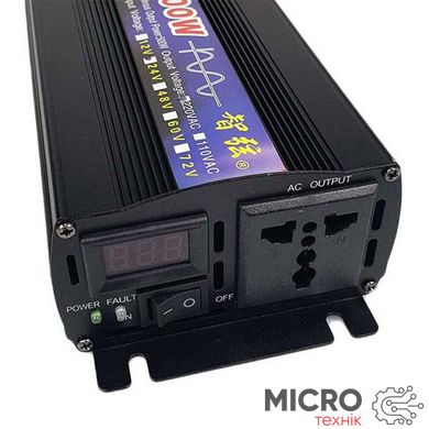 Преобразователь 12V-220V 1000W синус 16838 фото