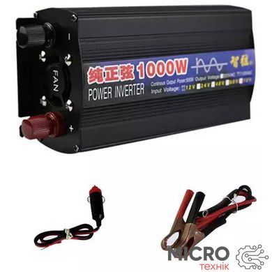 Преобразователь 12V-220V 1000W синус 16838 фото