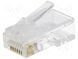 Конектор RJ45 8p8c-AAA GOLD 14227 фото 1
