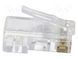 Конектор RJ45 8p8c-AAA GOLD 14227 фото 2