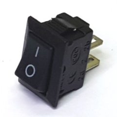 Переключатель клавишный KCD5-101 ON-OFF 2pin черный, медь 3034012 фото