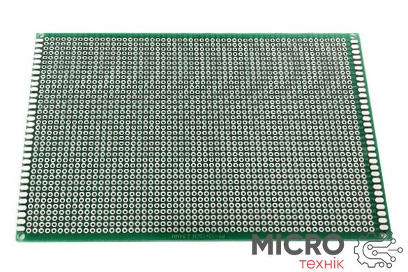 Плата односторонняя макетная 10cmX15cmX1,6mm шаг 2,54мм маска двустор 3037374 фото