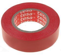 Ізоляційна стрічка TESA-4252-19rd Червона 20м 3014375 фото