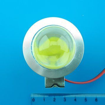 Фара для вело-мото техніки РИБ'ЯЧЕ око 1led 3Вт 12-80В, біла 3037018 фото