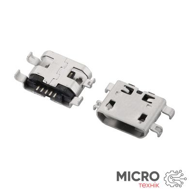 Гніздо Micro USB B 5pin SMT 9,7мм без спідниці 3037888 фото