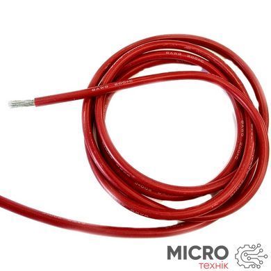 Провод монтажный 6AWG (3200*0.08) супергибкий силиконовый красный 3041417 фото
