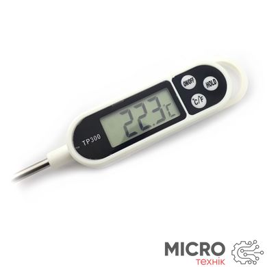 Термометр электронный игольчатый TP300 длина 145мм [от -50°C до 300°C], 3 кнопки 3035281 фото