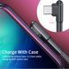 Кабель USB 2.0 AM/ Type-C 1м чорний кутовий двосторонній 3040439 фото 1