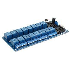 Модуль 51 AVR 16 реле 12V с опторазвязкой 3029699 фото