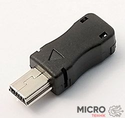 Вилка USB-MINI-10m в корпусе 10pin на кабель 3015383 фото