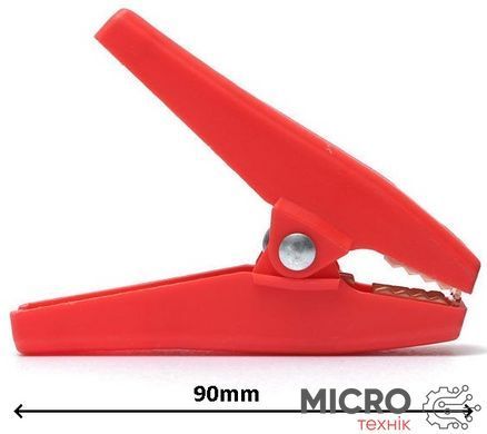 Затиск Крокодил HM-524r 100a Червоний L90mm 3035445 фото