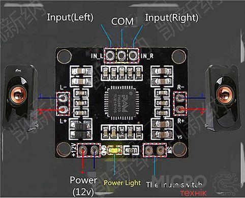 PAM8610 Усилитель класса D 14573 фото