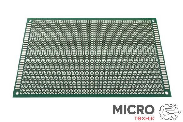 Плата односторонняя макетная 9cmX15cmX1,6mm шаг 2,54мм маска двусторонняя 3037372 фото