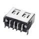 Разъем USB-AF шорт body 10mm H=6.3mm USB-41 3048885 фото 2