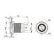 Кнопка антивандальная HQ12N/FJ-2V-R 14005 фото 2