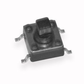 Кнопка тактова TACT 6x6-7.3 SMD квадратний толкальник 3026211 фото
