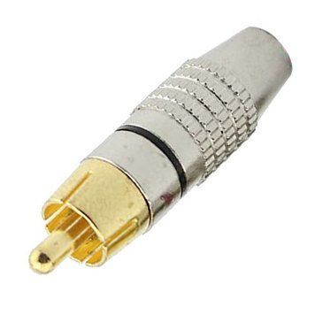 Штекер на кабель 270rca тюльпан чорний 3038953 фото