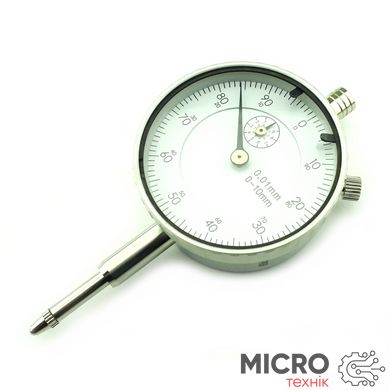 Механический индикатор часовой 0-10/0.01мм, без ушка D=56мм 3037251 фото