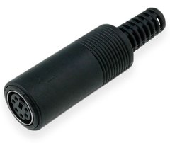 Роз'єм Mini DIN 6-pin "мама" на кабель 3024717 фото