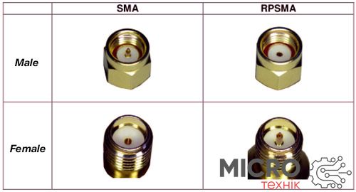 Антенна GSM 900/1800MHz RP-SMA Male Угловая L=51mm 1-3dbi v2 3038491 фото