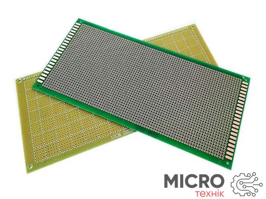 Плата односторонняя макетная 10cmX22cmX1,6mm шаг 2,54мм маска односторонняя 3037379 фото