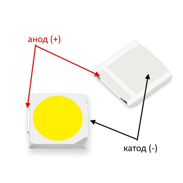 Світлодіод SMD 3030 Білий холодний 1W 3V 120-130lm 6000-6500K 3041733 фото