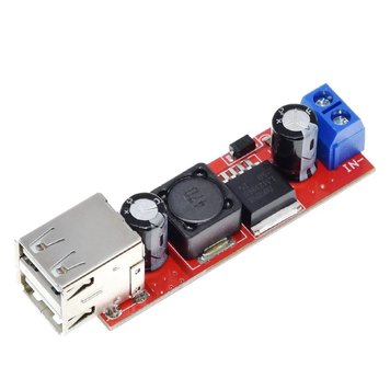 Модуль DC/DC перетворювача LM2596S 3A/7-35V/USB 5V HW-272 3039773 фото