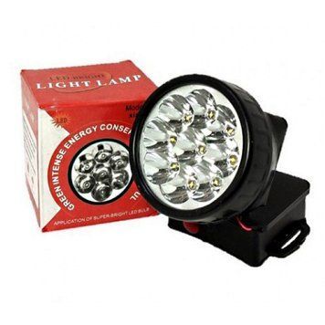 Ліхтарик налобний світлодіодний 1396 9LED 3xAAA 3041067 фото