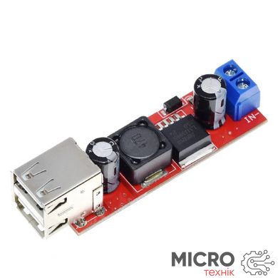 Модуль DC/DC перетворювача LM2596S 3A/7-35V/USB 5V HW-272 3039773 фото