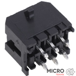 Разъем розетка 6-pin (мама) шаг 3мм (MicroFit-6F) пайка 3054288 фото