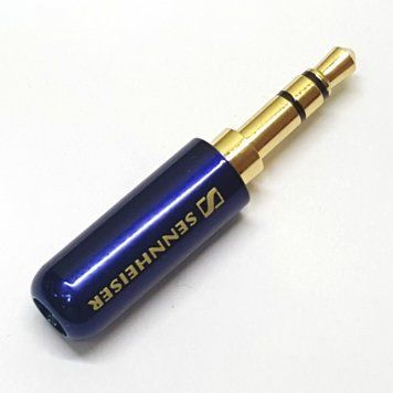 Штекер на кабель Sennheiser 3-pin 3.5mm эмаль Синий, тип А 3024000 фото
