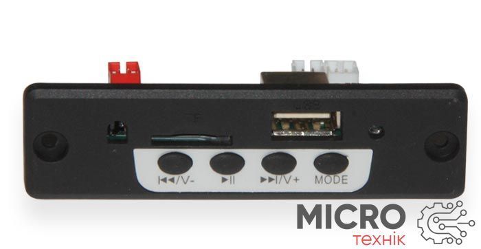 Фронтальна панель ZTV-CT10E MP3/USB/TF (Micro SD) / пульт, чорний 3031508 фото