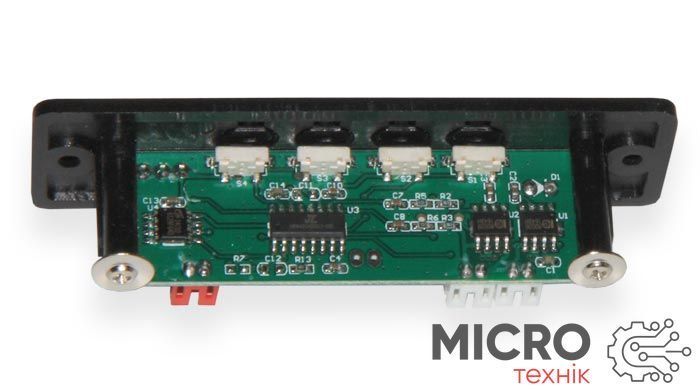 Фронтальна панель ZTV-CT10E MP3/USB/TF (Micro SD) / пульт, чорний 3031508 фото