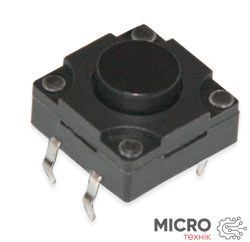 Кнопка тактова вологозахищена WH12-H6mm IP67 3033954 фото