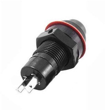 Кнопка DS-211 з фіксацією OFF-ON чорна 3030789 фото