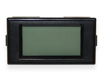 Вольт-Амперметр панельний D69-2042a [ЧОРНІЙ, LCD, 80-300v, 0.1-50a AC] 3024508 фото