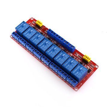 Модуль 8 реле 5v 10a с опторазвязкой HW-578 3039714 фото