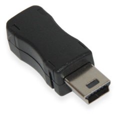 Вилка USB-Mini 5pin у корпусі на кабель 3021083 фото