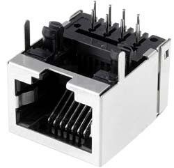 Гнездо TJ6-8p8cs RJ45 на плату экранированного горизонт. 3000777 фото
