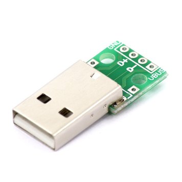 Плата друкарська з роз'ємом USB 2.0 type A male to DIP 3043950 фото