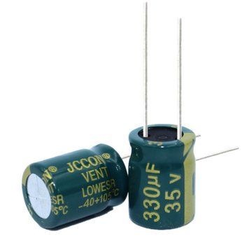 Конденсатор CD110 330uF 35V 10*13 105C [Low ESR] 3051615 фото
