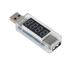 USB вольт-амперметр Charger Doctor прямий 3.3-7V 3A 3046021 фото