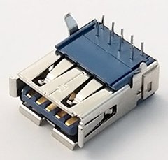 Гнездо USB-30-01-FD-90 на плату угловое DIP 3015370 фото